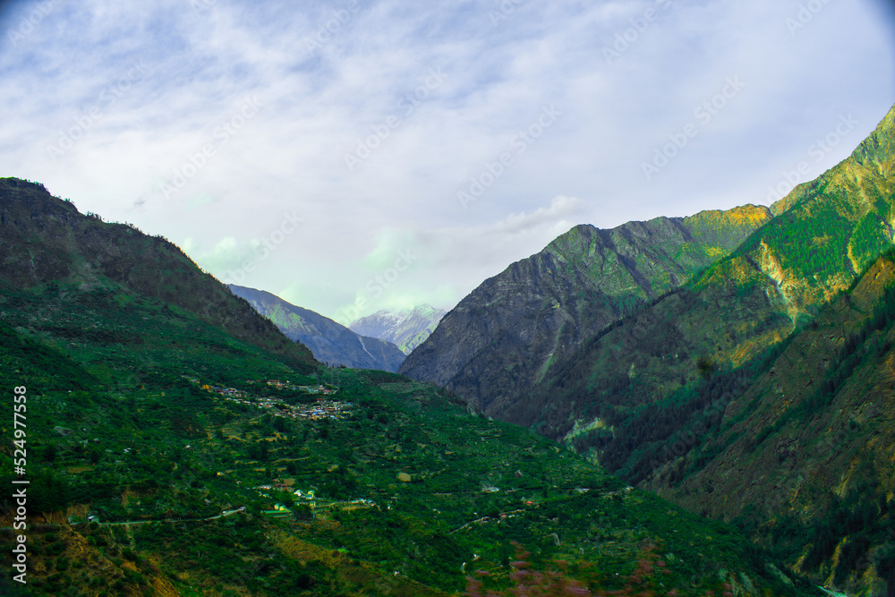 Fototapeta premium mountain landscape with clouds