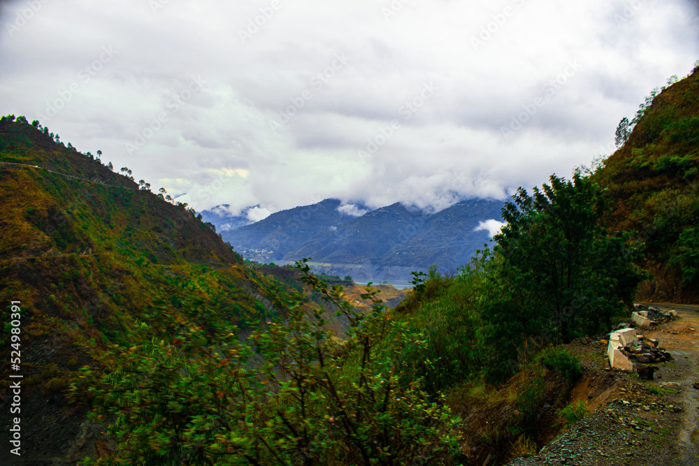 landscape with clouds