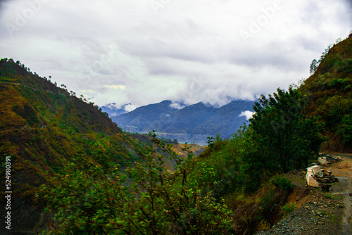 landscape with clouds