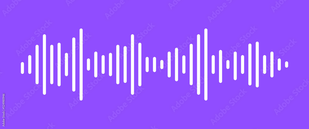 Poster of Sound Wave Symbol of Equalizer flat icon vector. music equalizer Isolated on background. Poster of Sound Wave Symbol of Equalizer flat icon vector. music equalizer Isolated on background.