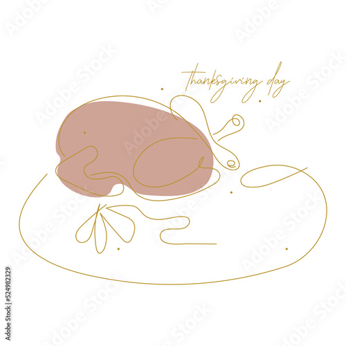 Thanksgiving day Turkey. Pattern for textiles. Autumn motifs.