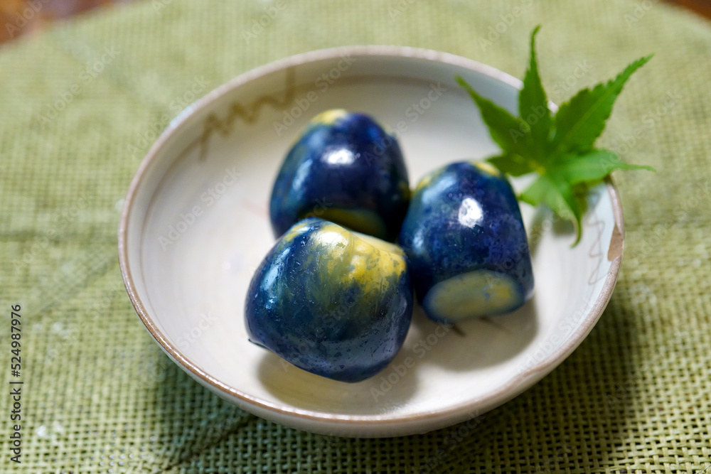 新潟の夏の家庭料理の定番、十全茄子のお漬物 新潟の夏の家庭料理の定番、十全茄子のお漬物