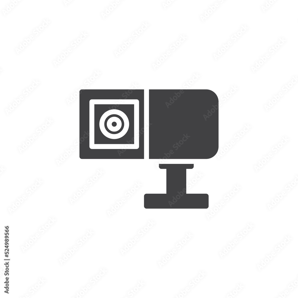 Security camera vector icon Security camera vector icon