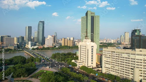 Wallpaper Mural Urban environment on the banks of the Yuyao River in Ningbo, Zhejiang Province, China Torontodigital.ca