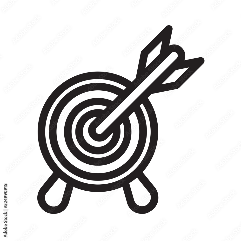 Target , Digital Marketing outline icon. Target , Digital Marketing outline icon.