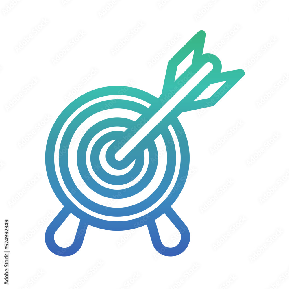 Target , Digital Marketing gradient icon. Target , Digital Marketing gradient icon.