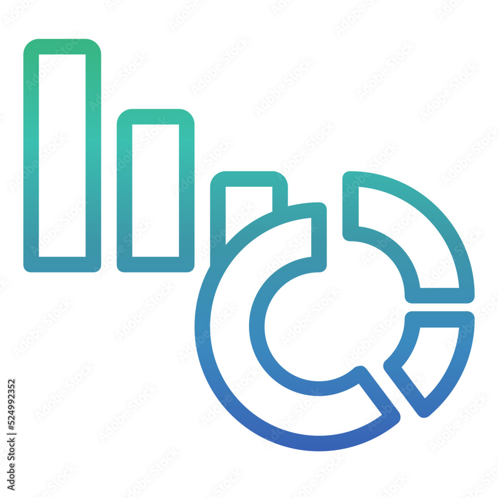 Data analytics , Digital Marketing gradient icon. Data analytics , Digital Marketing gradient icon.