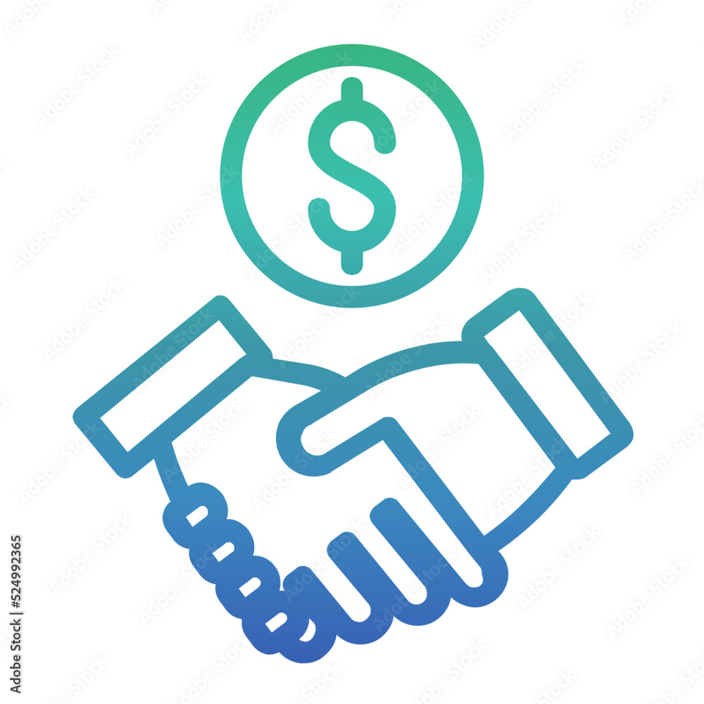 Affiliate marketing , Digital Marketing gradient icon. Affiliate marketing , Digital Marketing gradient icon.