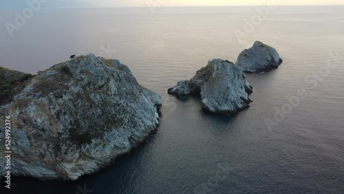 Wide view of one of the most beautiful place in Skiathos photo