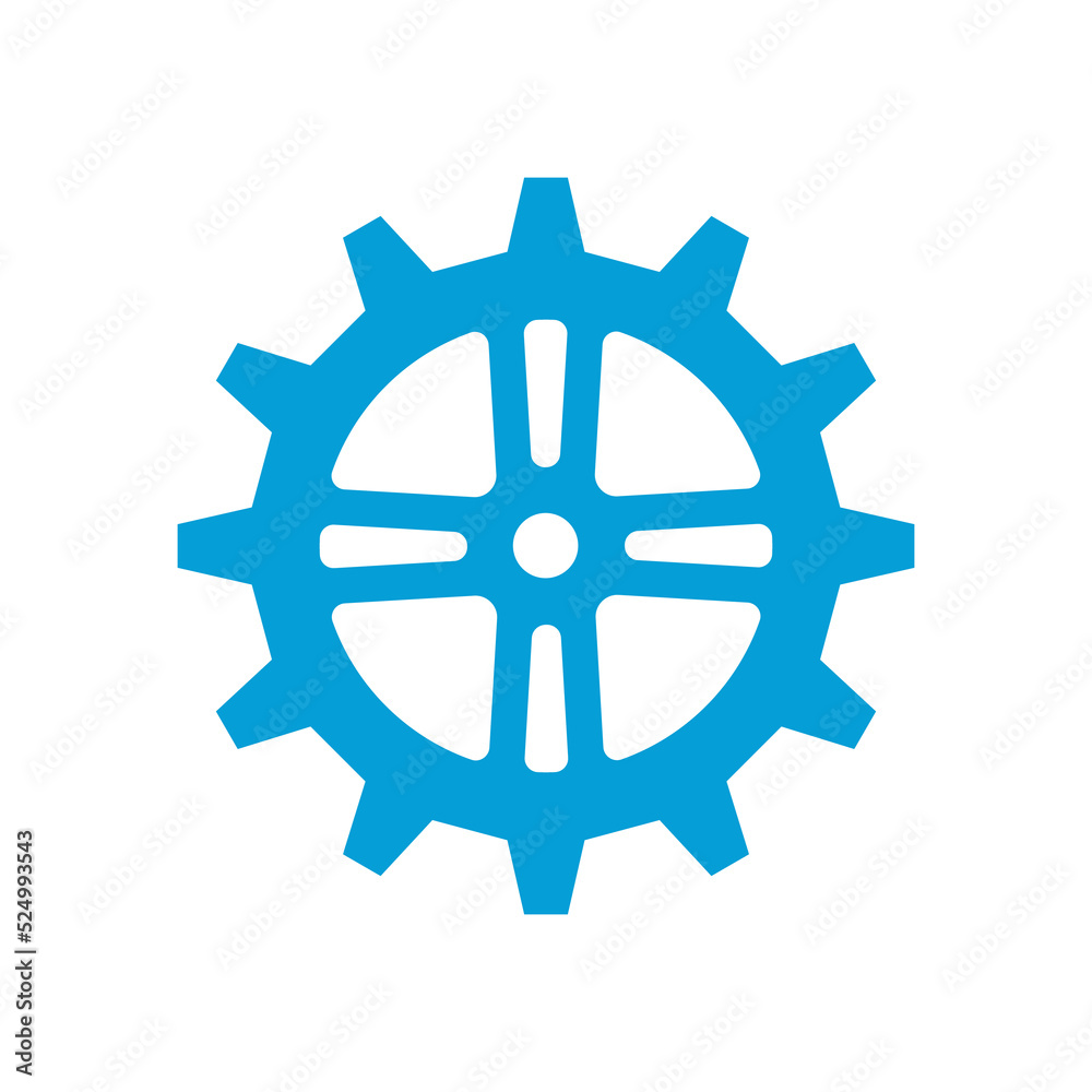 Gear wheel icon. Machine gear for setting Ideas to drive business forward through innovation. Gear wheel icon. Machine gear for setting Ideas to drive business forward through innovation.