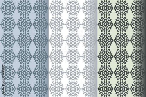 Design vector ornamental arabic pattern collection