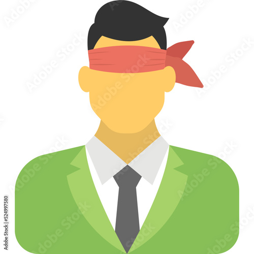 Blindfolded Businessman 