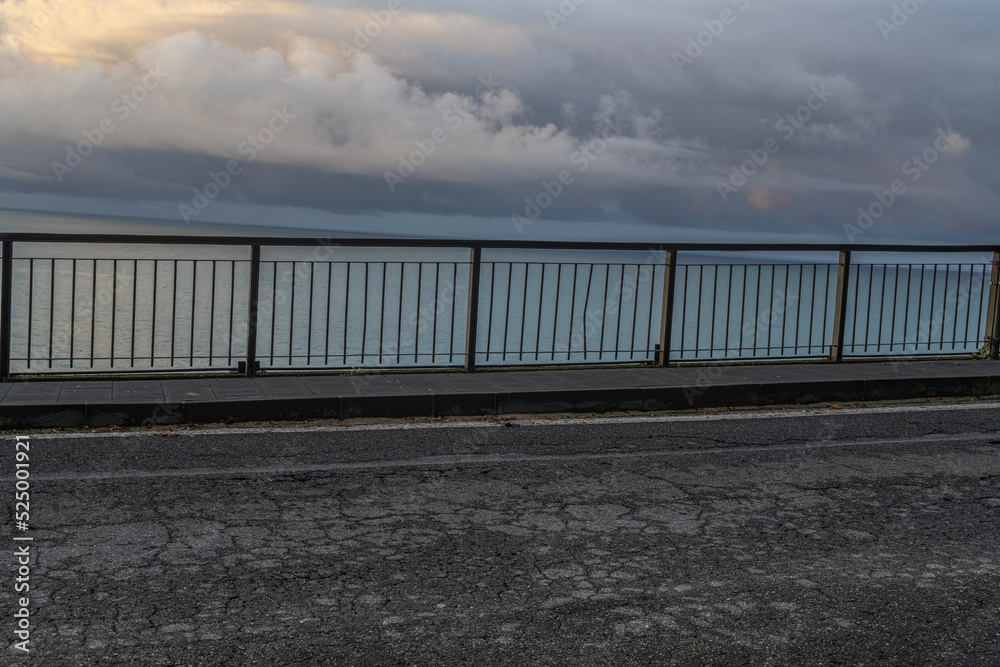 Road on the Amalfi Coast in Italy