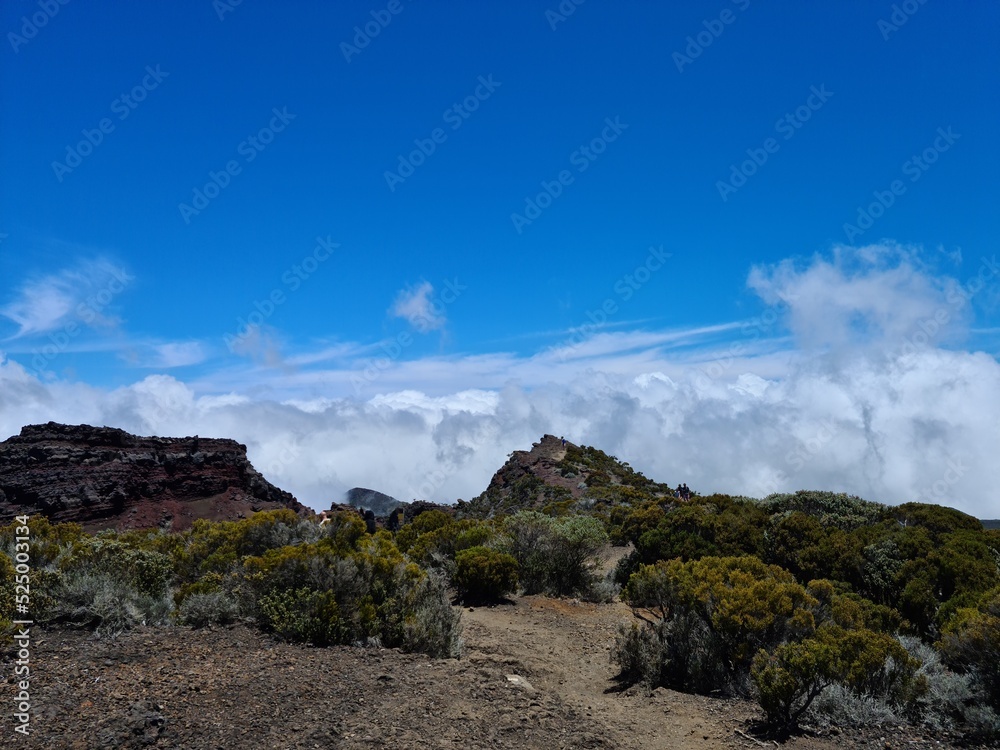 Au dessus des nuages à la Réunion