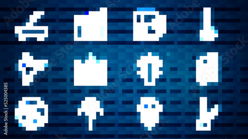 Set line Hookah, Tandoori chicken, Cup of tea with tea bag, Taj Mahal, India map, Scented spa stick, Christian cross and Bollywood indian cinema icon. Vector