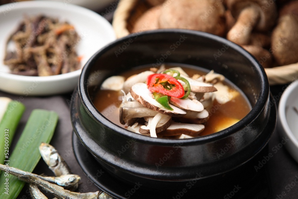 Korean traditional soybean paste stew Stock Photo | Adobe Stock