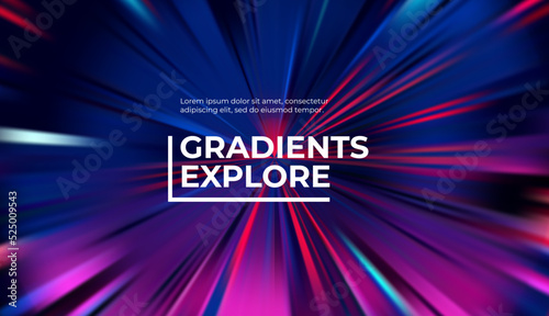 Colorful background with motion effect. Vector illustration.