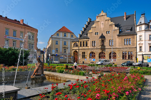 Historic building of the District Prosecutor`s Office at Magistracy Square. Walbrzych, Lower Silesian Voivodeship, Poland. photo