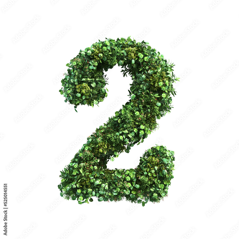 3d rendering of vertical garden number 3d rendering of vertical garden number