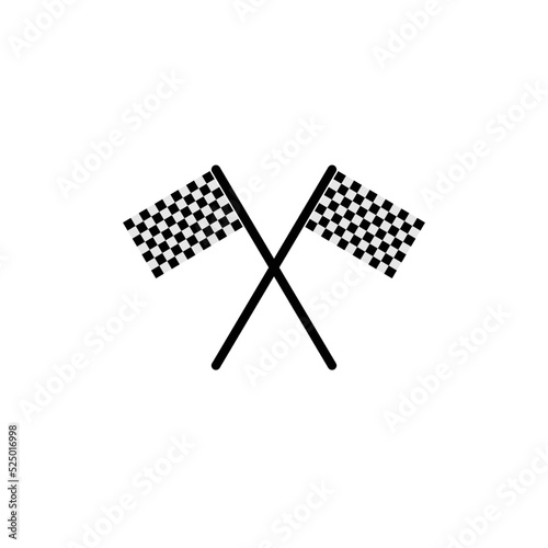 finish flag icon logo vektor template