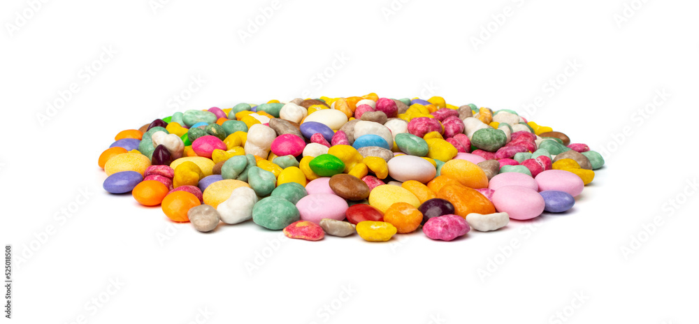 Small Round Candies Isolated Small Round Candies Isolated