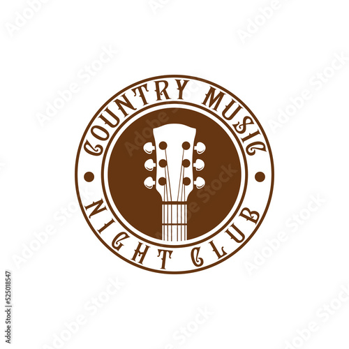 Country Music Night Club Logo Design