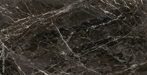 High quality scanned texture of Dark grey marble. Gray Onyx with natural veins