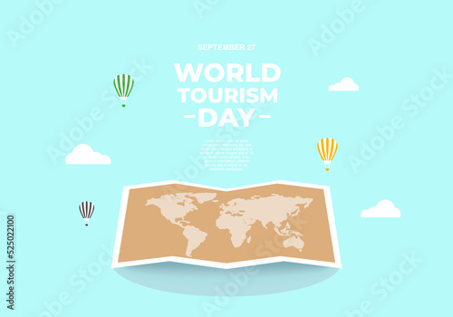 World tourism day backgroun...