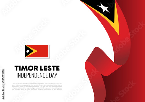 Timor Leste independence day background banner poster for national celebration on May 20.