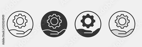 Application development icon. Programming, software logo template. Vector illustration.
