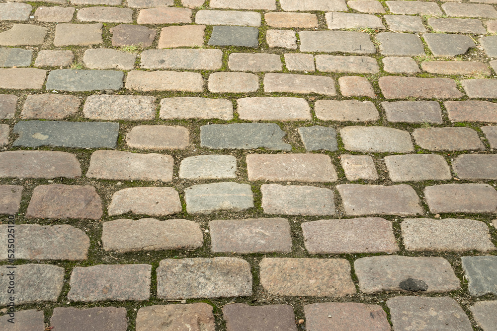 Old Stone Pavement Background