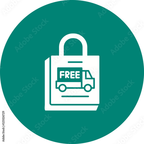 Free Home Delivery Icon