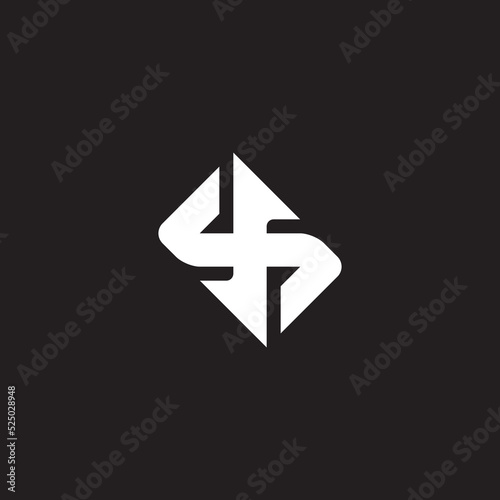 Free Download IS or SI Letter Typhography Initials Monogram Futuristic Modern Technology Logo Design Vector - GFXLoad