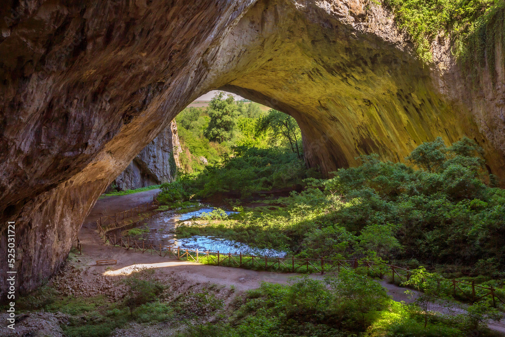 Devetashka Cave in Bulgaria, inside view Devetashka Cave in Bulgaria, inside view