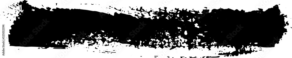 brush stroke grunge design illustration isolated on transparent background 
