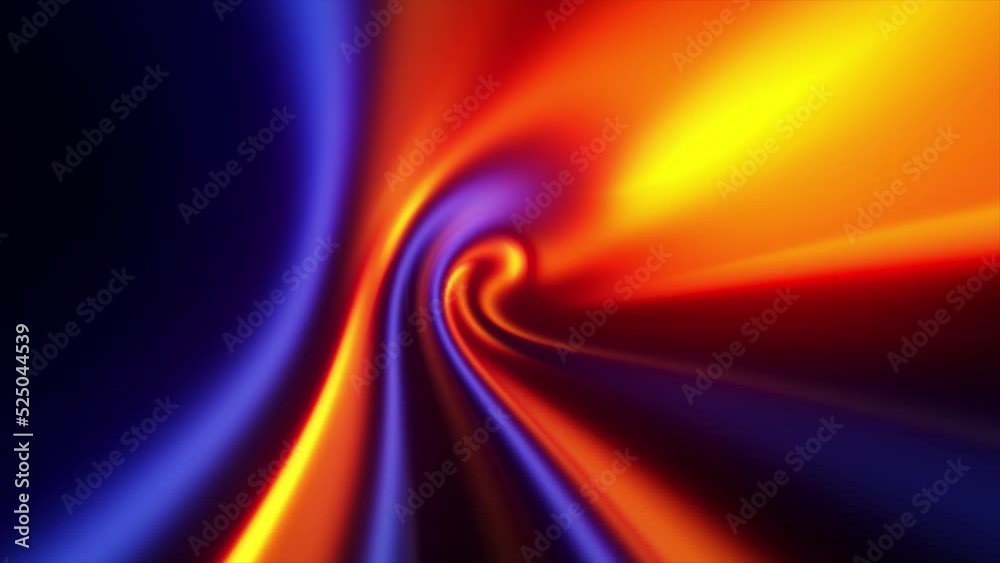 Animated gradient abstract background. Seamless loopTwirled neon background in a trending colour palette. 4K footage for presentation, websites, video projects. Cosmic background. Vortex twirl.