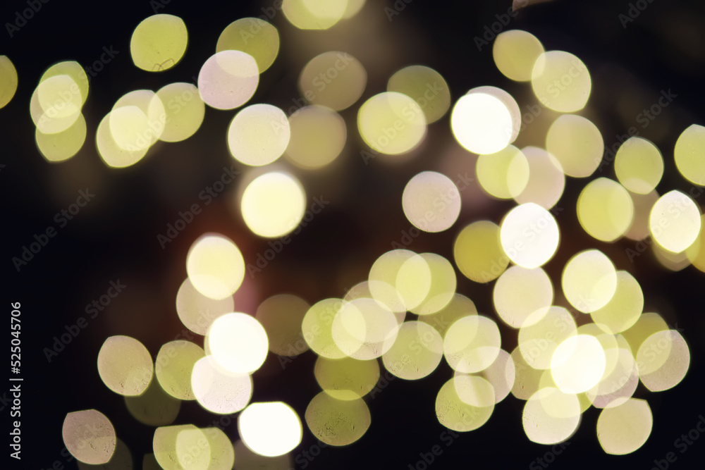 Abstract bokeh background. Golden bokeh circles on dark blue background. Layer overlay. Abstract bokeh background. Golden bokeh circles on dark blue background. Layer overlay.