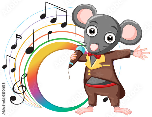 Rate singer with music key banner