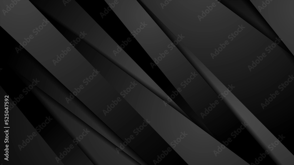 Black stripes abstract technology geometric background Black stripes abstract technology geometric background