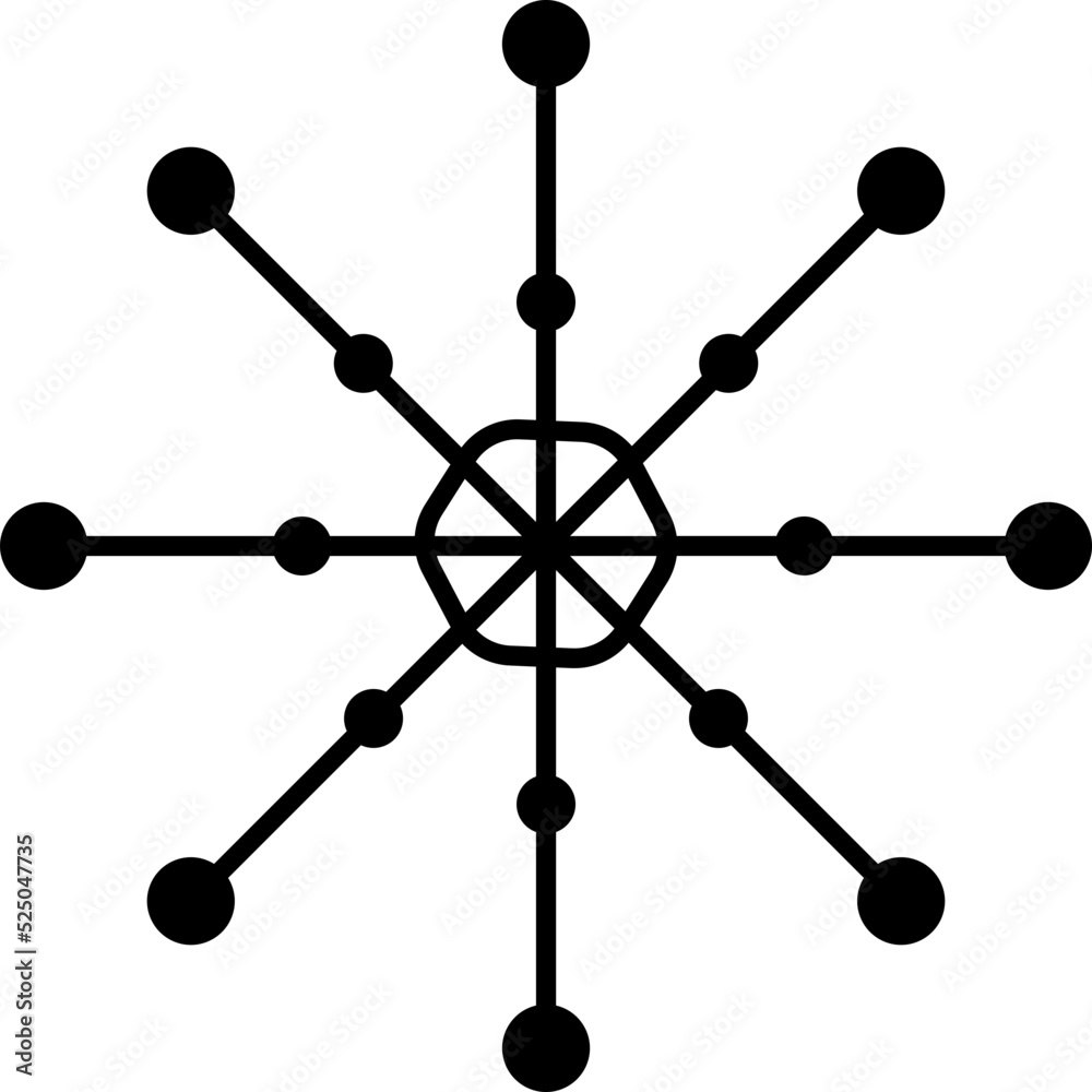 snowflake vector design illustration isolated on transparent background snowflake vector design illustration isolated on transparent background