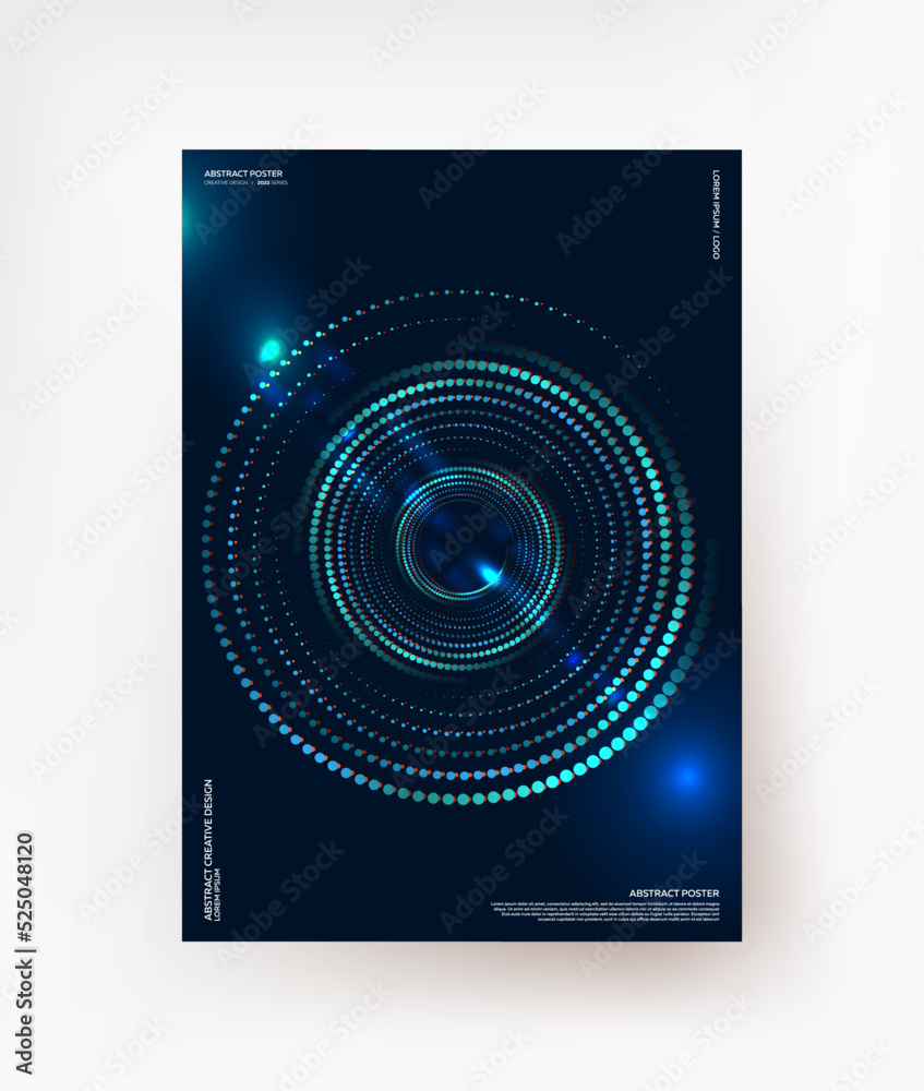 Digital technologies. Dark background with highlights and an abstract object. Digital technologies. Dark background with highlights and an abstract object.