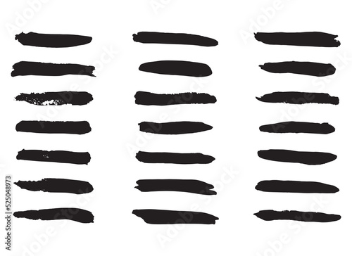 watercolour brush stroke vector design illustration isolated on white background 