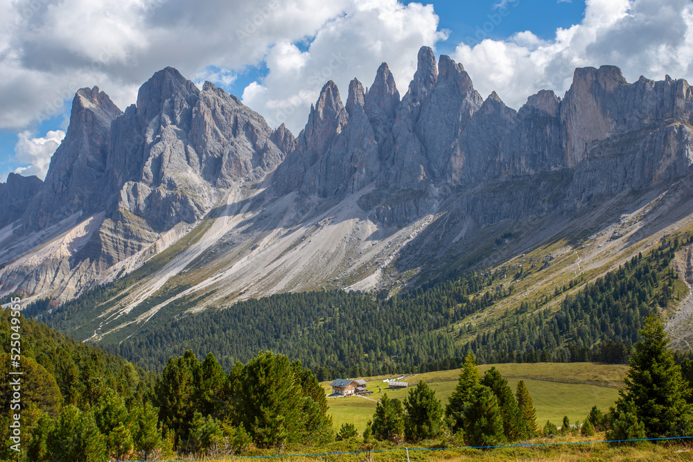 The Odle group (Geislergruppe) is a mountain range in the Dolomites surrounded by Val Badia, Val Gardena and Val of Funes, in South Tyrol, province of Bolzano, Italy.