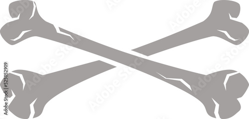 Halloween element. Bones crossed icon