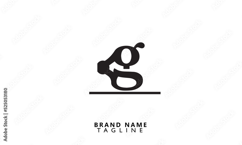 G initial logo template, vector illustration for Brand Monogram