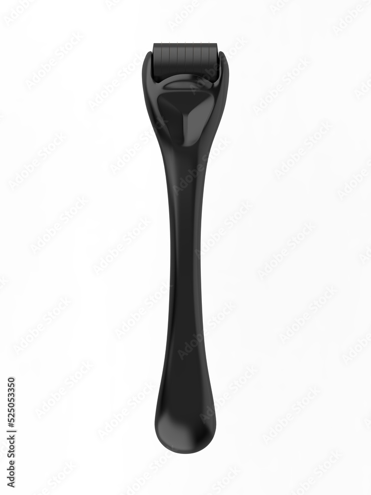 Blank derma roller template, 3d render illustration. Blank derma roller template, 3d render illustration.