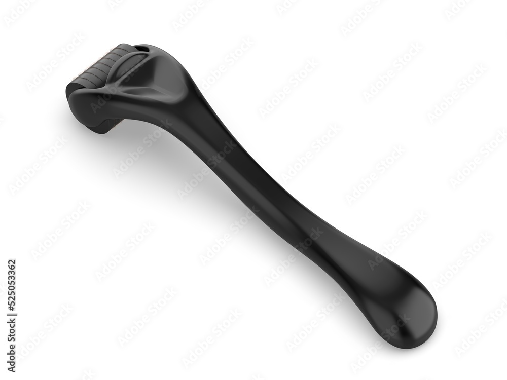Blank derma roller template, 3d render illustration. Blank derma roller template, 3d render illustration.