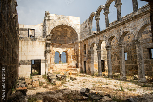 Mersin, Turkey - August, 10, 2021: Uzundzhaburch ancient city ruins 