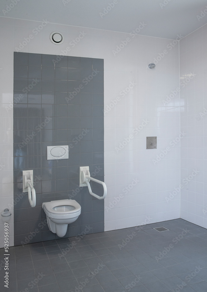 Bathroom for people with disabilities. Senior friendly environment, care, toilet, Bathroom for people with disabilities. Senior friendly environment, care, toilet,