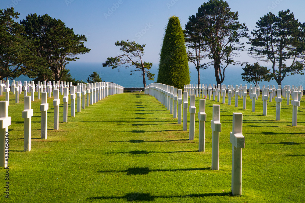 Cimitero memoriale Americano Normandia . Sbarco in Normandia